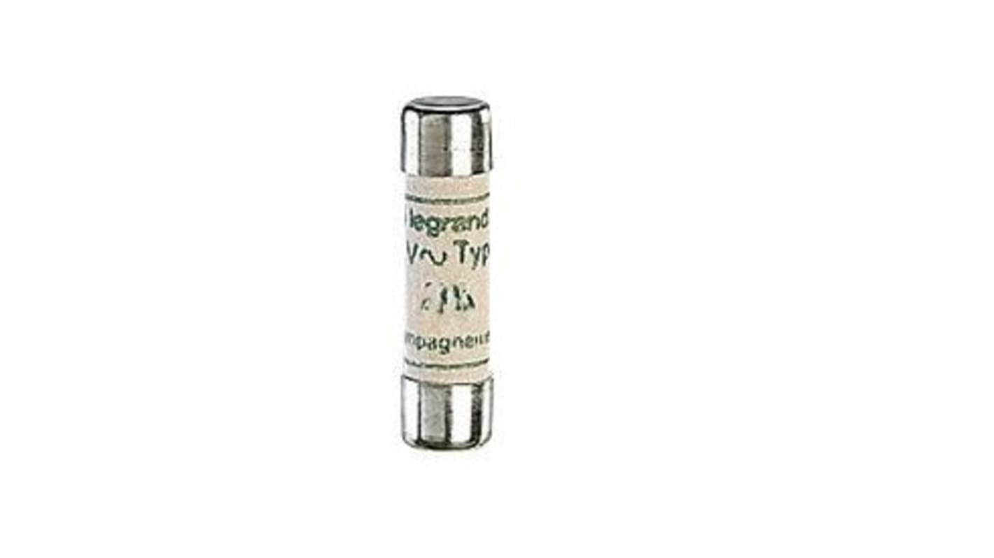 Legrand 2A M Ceramic Cartridge Fuse, 8 x 32mm