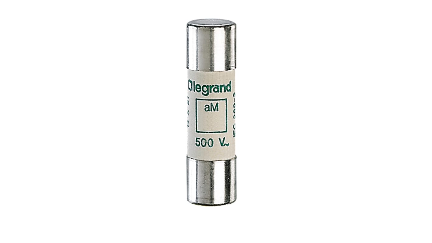 Legrand 4A M Ceramic Cartridge Fuse, 14 x 51mm