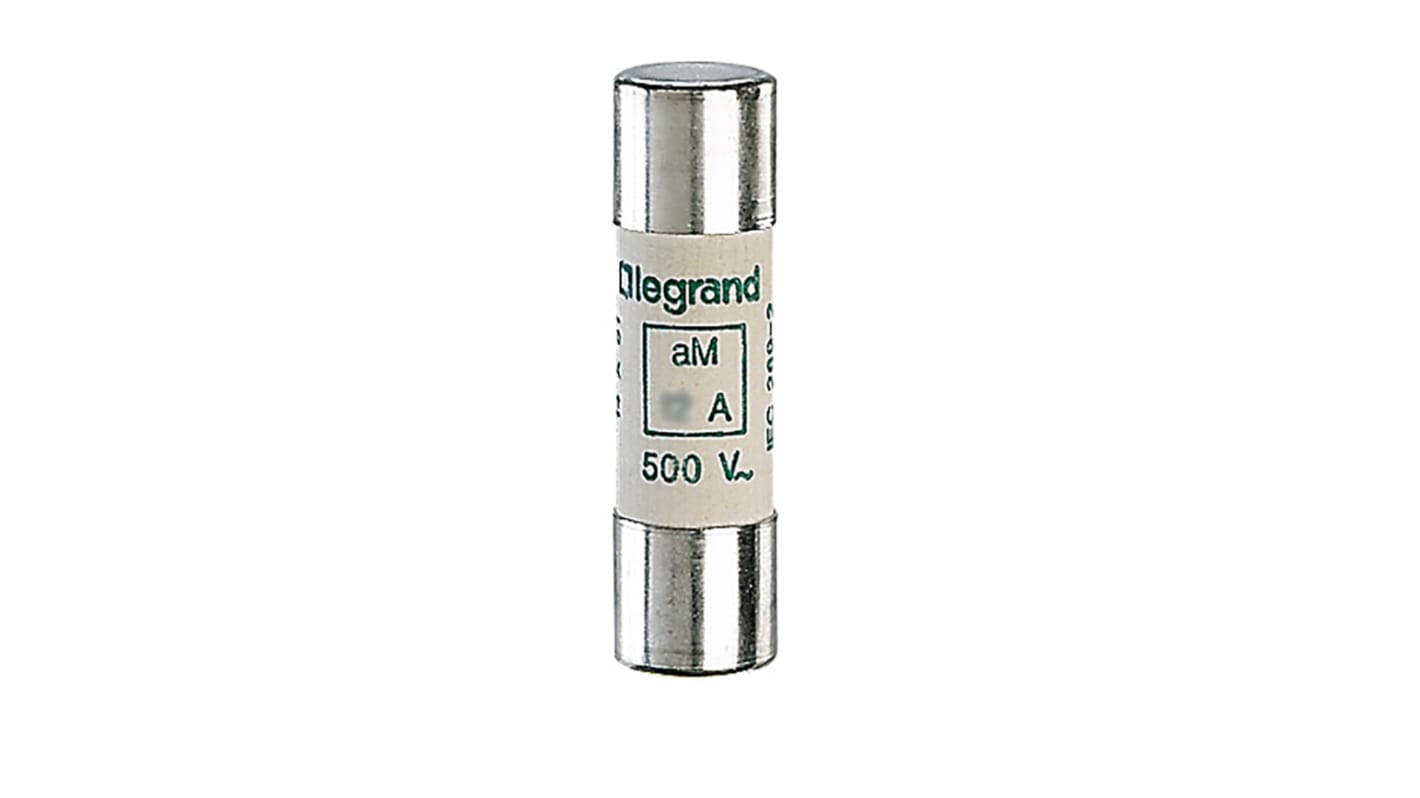 Legrand 10A M Ceramic Cartridge Fuse, 14 x 51mm