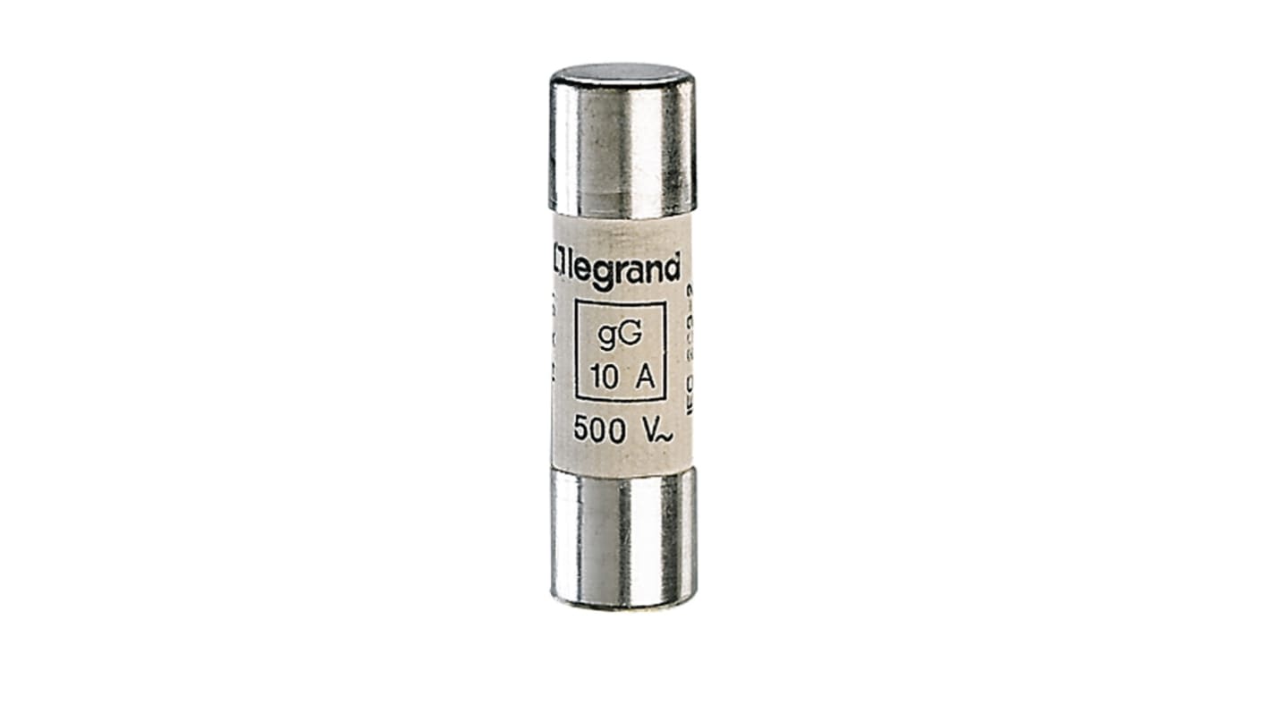 Legrand 8A Ceramic Cartridge Fuse, 14 x 51mm