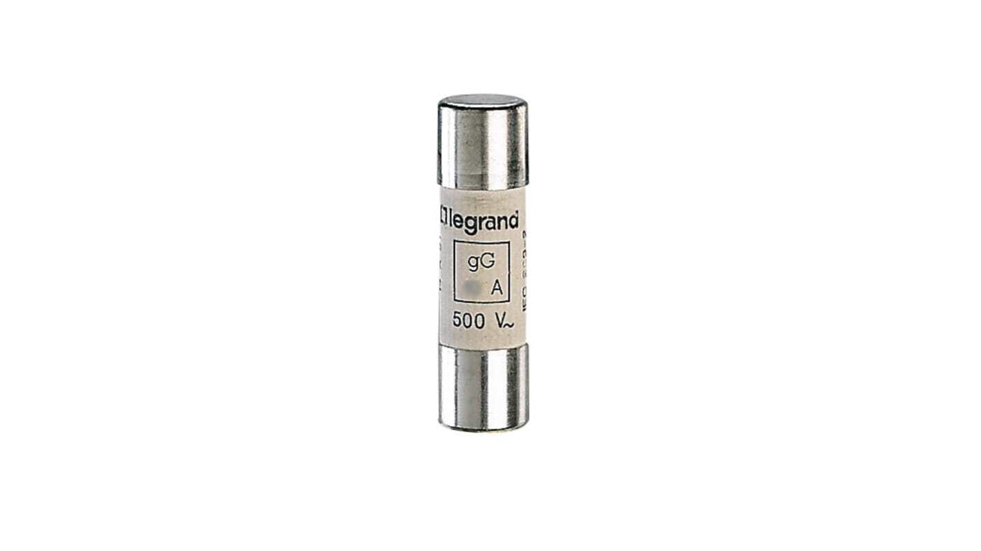 Legrand 10A Ceramic Cartridge Fuse, 14 x 51mm