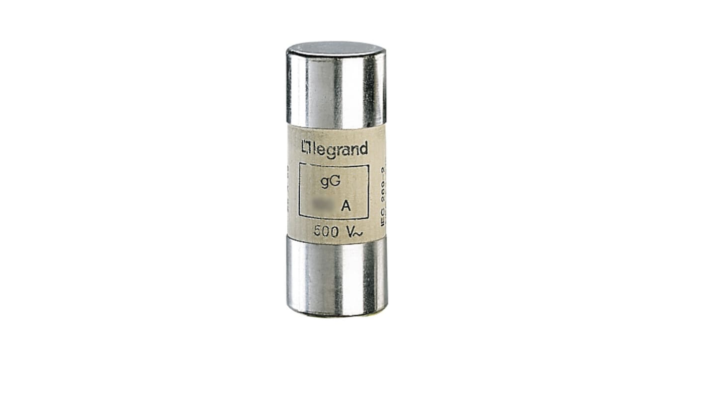 Legrand 63A Ceramic Cartridge Fuse, 22.2 x 58mm