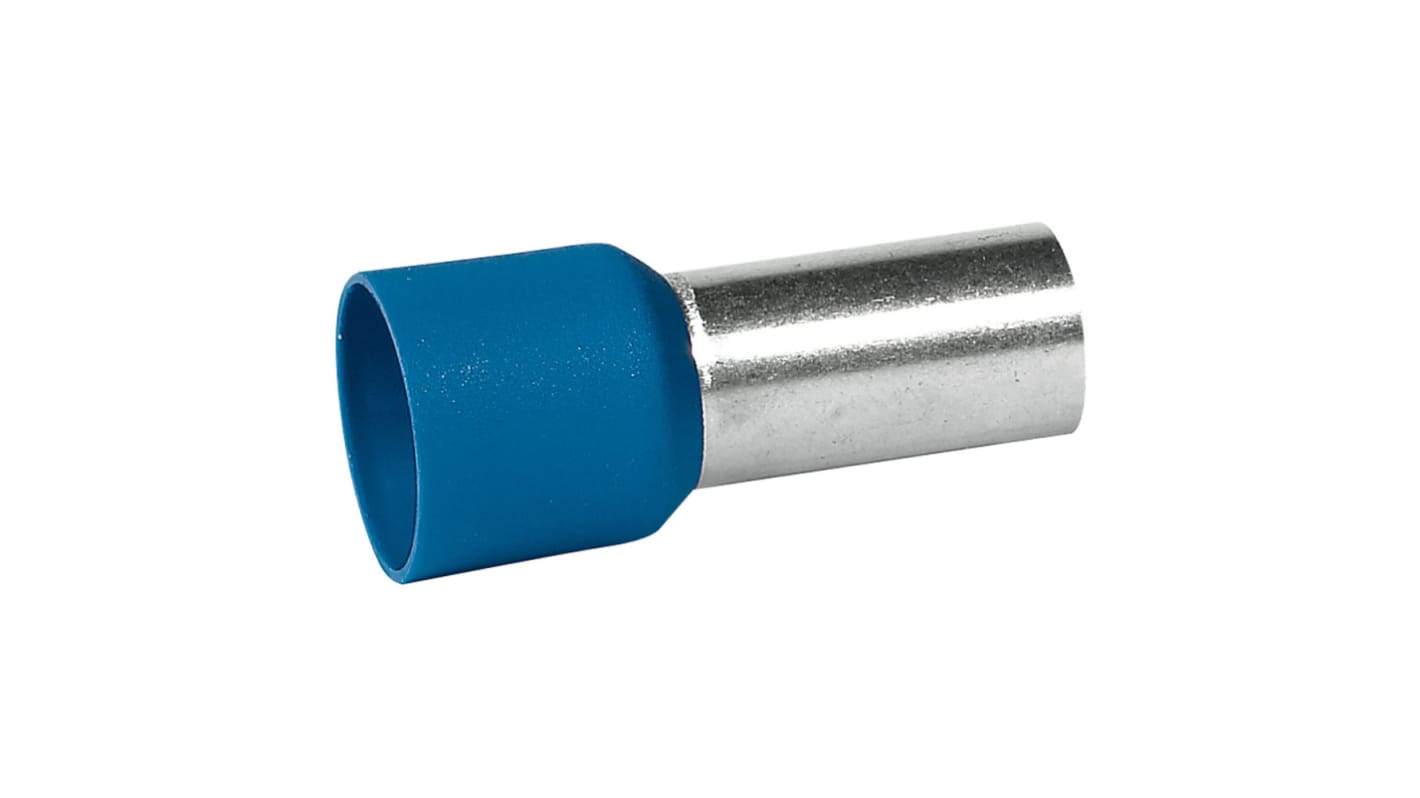 Legrand, Starfix Insulated Ferrule, 20mm Pin Length, 11.1mm Pin Diameter, Blue