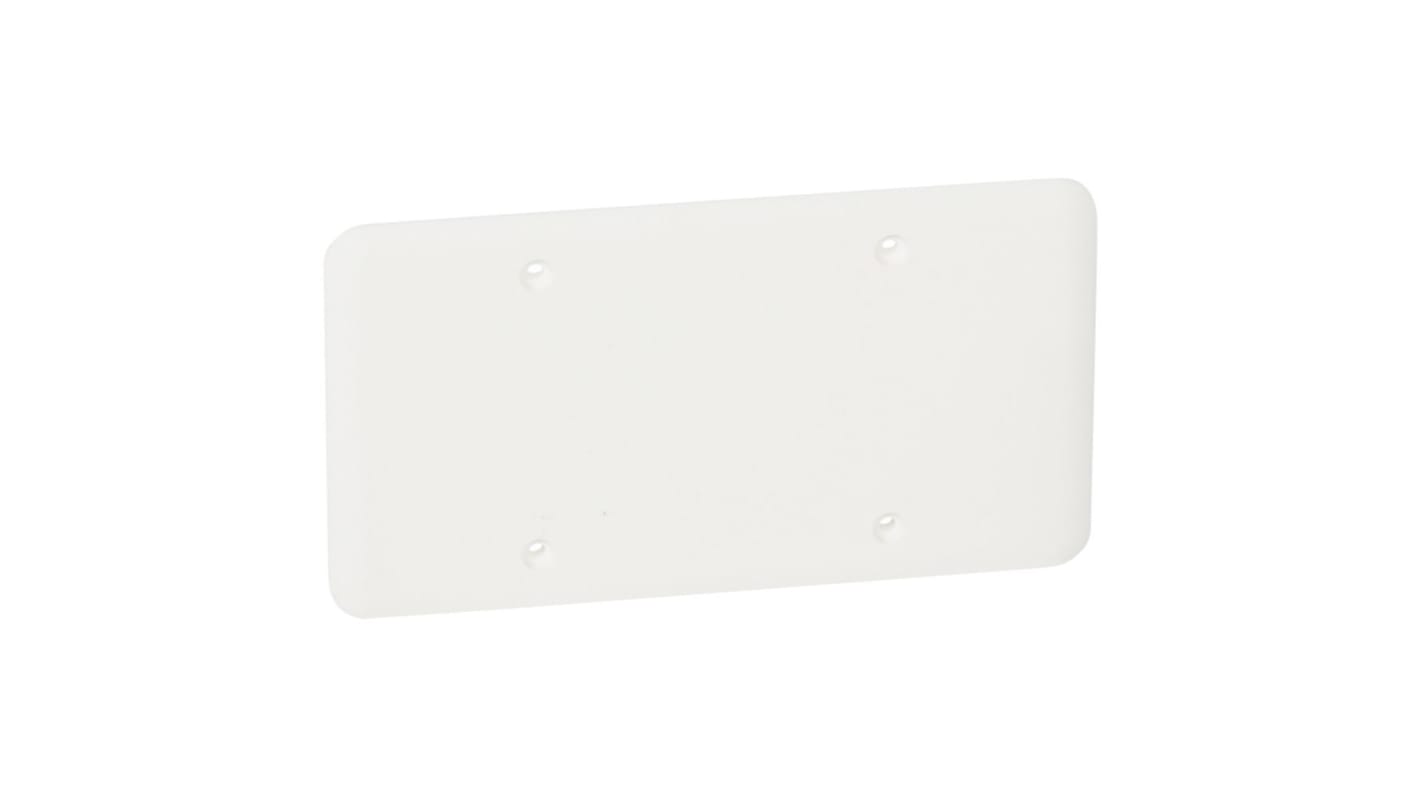 Placa Legrand Blanco 2 Módulos Montaje roscado Plástico