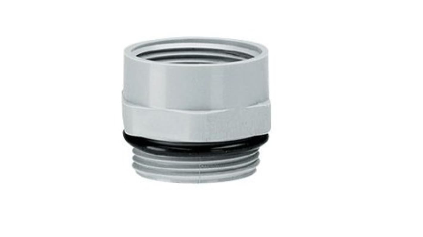 Legrand Adapter, Conduit Fitting, M20, Plastic, Grey