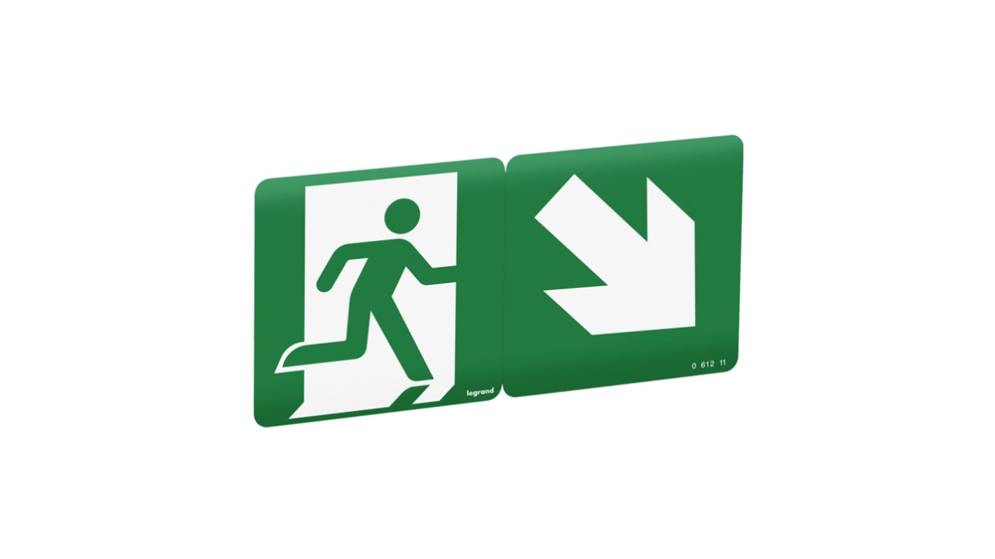 PICTO RUNING MAN + FLECHE 45