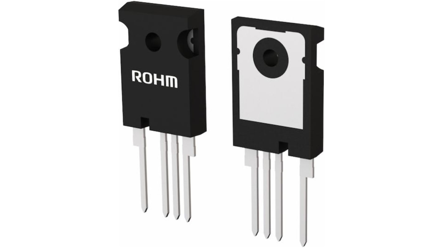 ROHM SiC N-Channel MOSFET, 55 A, 1200 V, 4-Pin TO-247-4L SCT3040KRHRC15