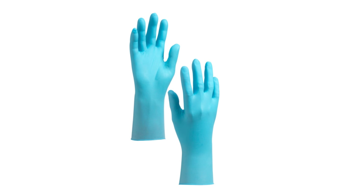 Kimberly Clark G10 Blue Nitrile Disposable Gloves, Size 7, Small