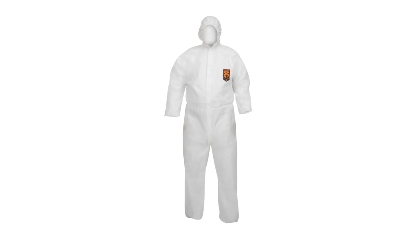Kimberly Clark White Coverall, S