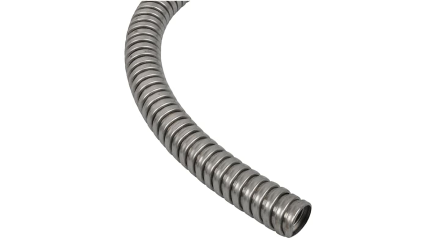 ABB 不锈钢挠性挠性导管, Φ16mm标称, 16mm外径, 25m长, 银色, Adaptaflex系列