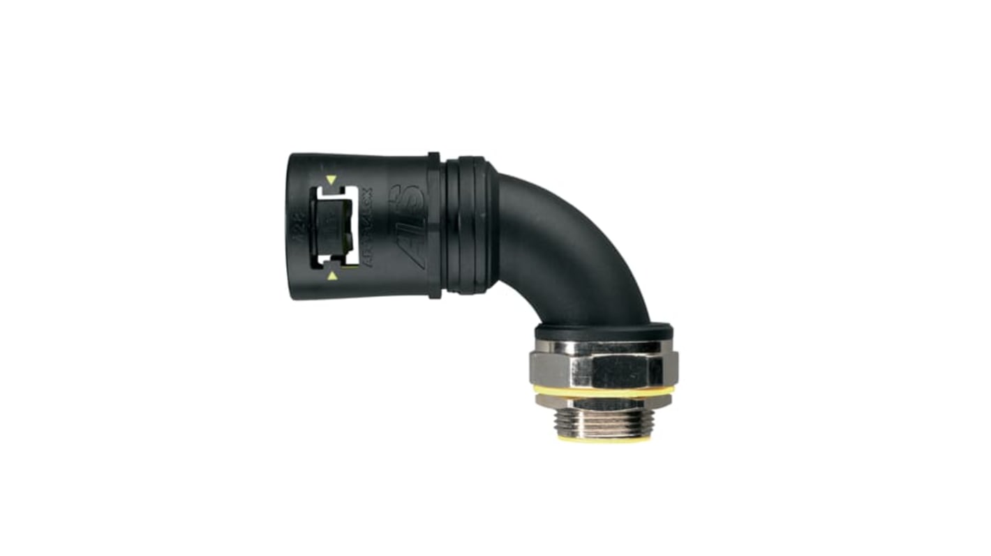 Raccordo per cavi ABB 7TCA296170R0119 Adaptaflex in Ottone zincato, Nero/Giallo, filetto M16, 16mm
