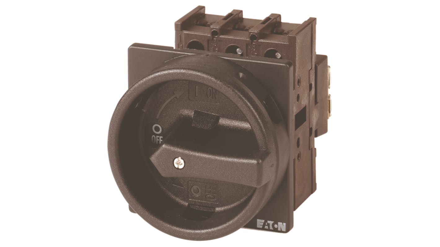Eaton 3 Pole Flush Mount Isolator Switch - 25A Maximum Current, 11kW Power Rating, IP65 (Front)