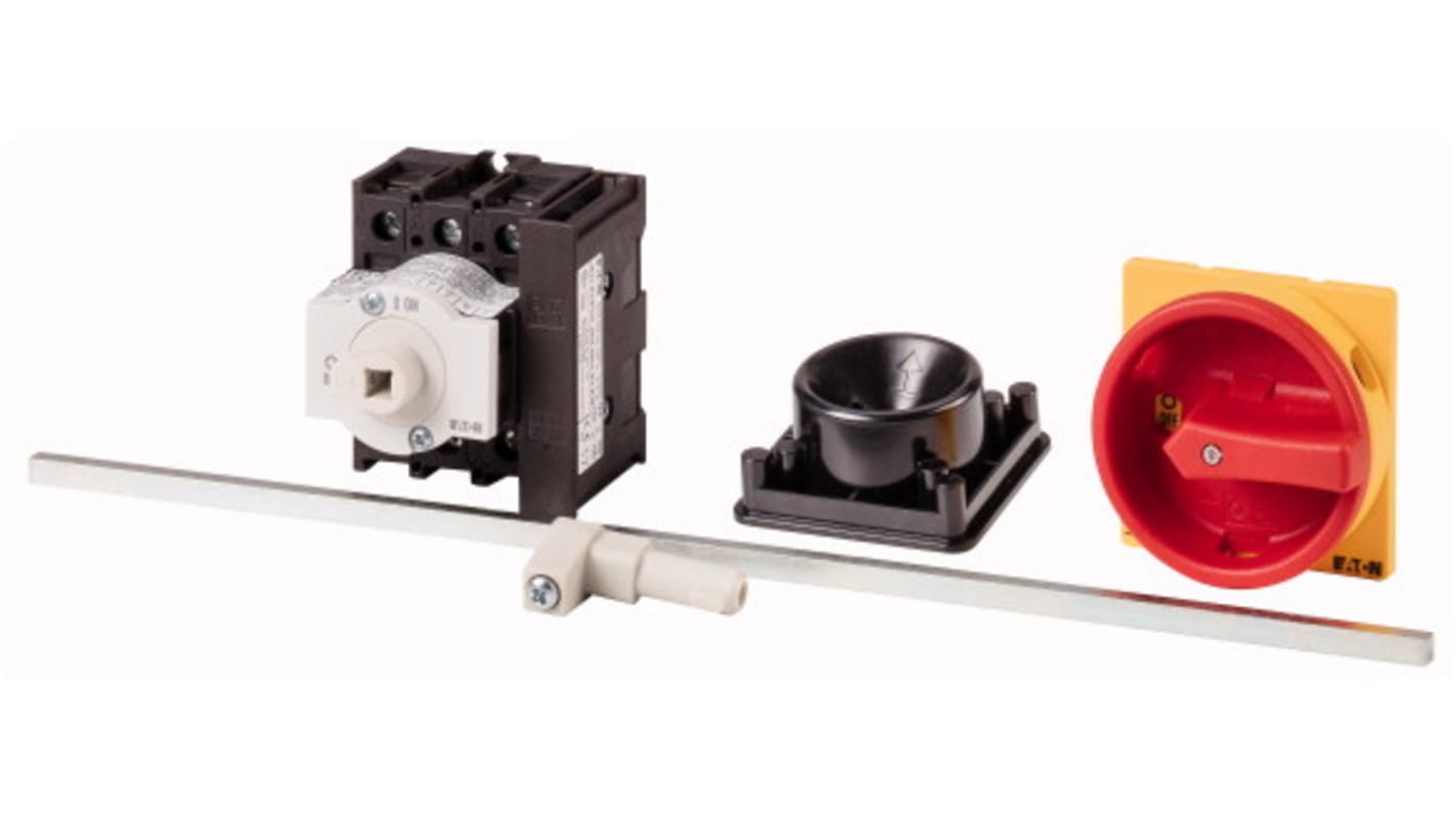 Eaton 3 Pole Rear Panel Isolator Switch - 25A Maximum Current, 11kW Power Rating, IP65 (Front)