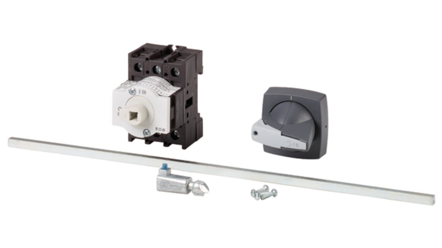 Eaton 3 Pole Rear Panel Isolator Switch - 25A Maximum Current, 11kW Power Rating, IP65 (Front)