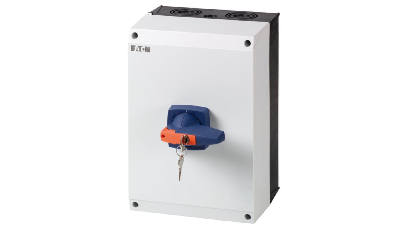 Interruptor seccionador, 3 polos + N, Corriente 125A, Potencia 59kW, IP65