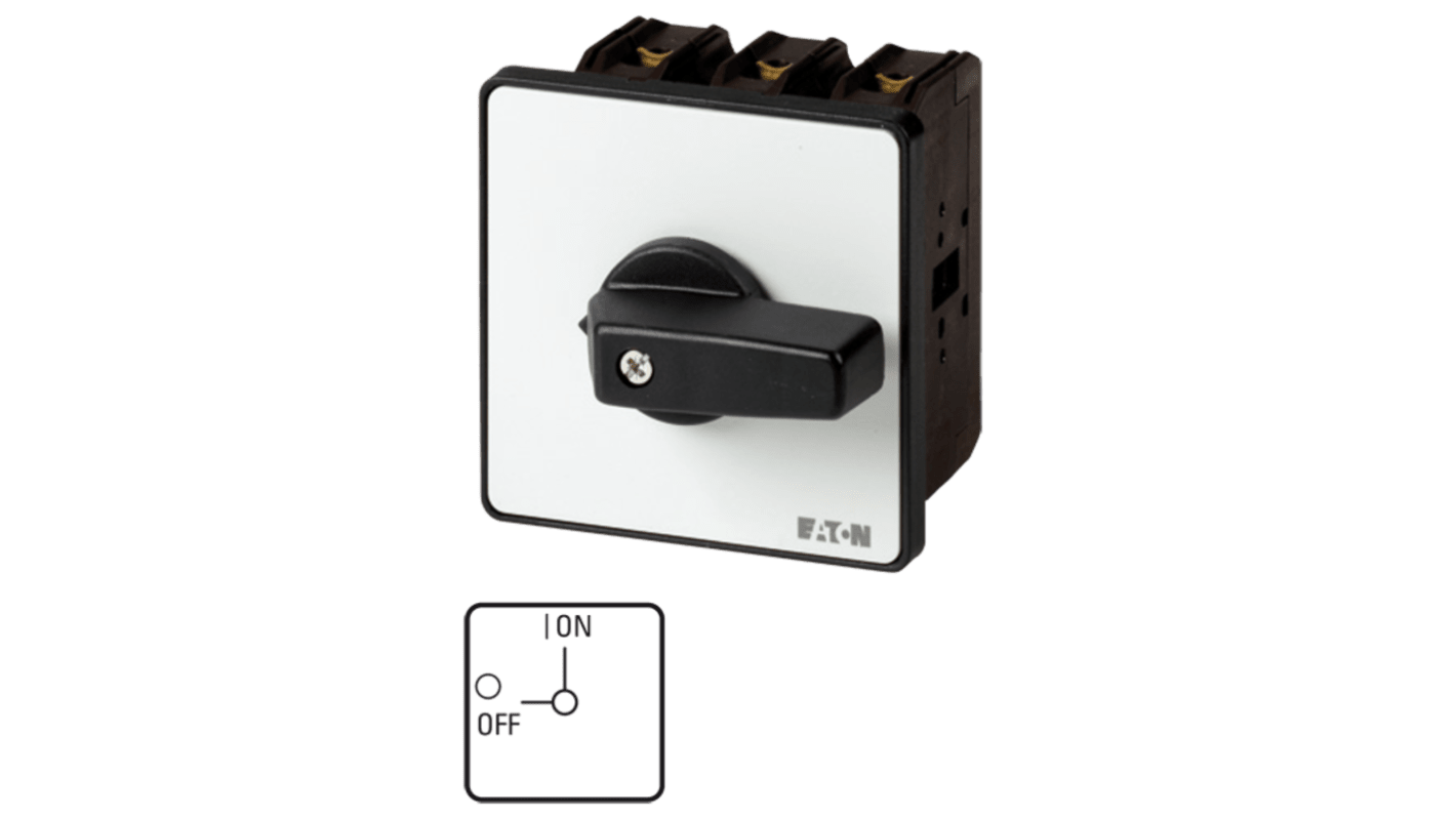 Eaton 3 pole + N Pole Flush Mount Isolator Switch - 63A Maximum Current, 30kW Power Rating, IP65 (Front)