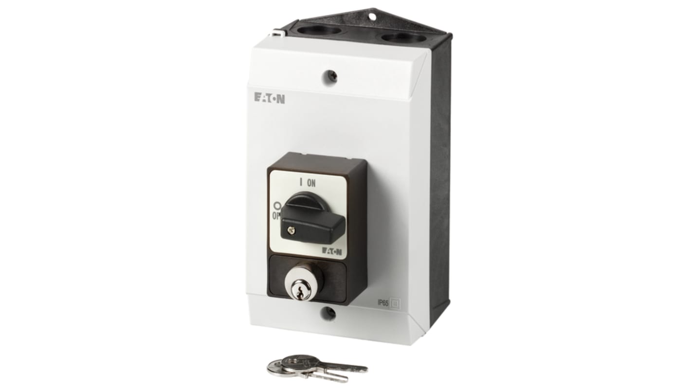 Eaton 3 Pole Surface Mount Isolator Switch - 25A Maximum Current, 11kW Power Rating, IP65