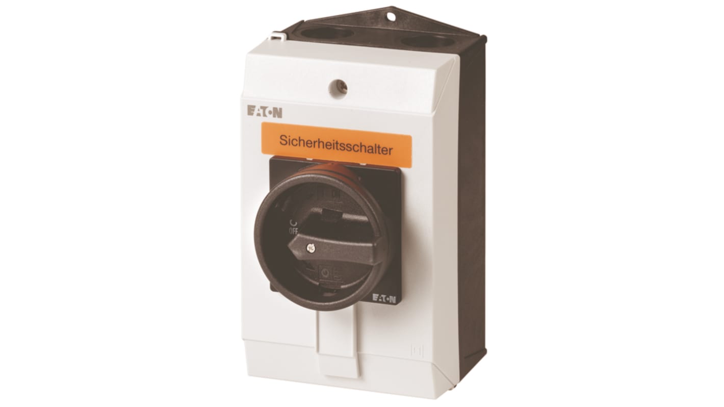 Eaton 3 Pole Surface Mount Isolator Switch - 32A Maximum Current, 15kW Power Rating, IP65