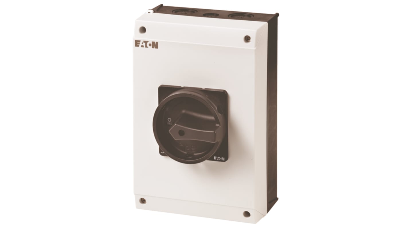 Eaton 3 pole + N Pole Surface Mount Isolator Switch - 63A Maximum Current, 30kW Power Rating, IP65