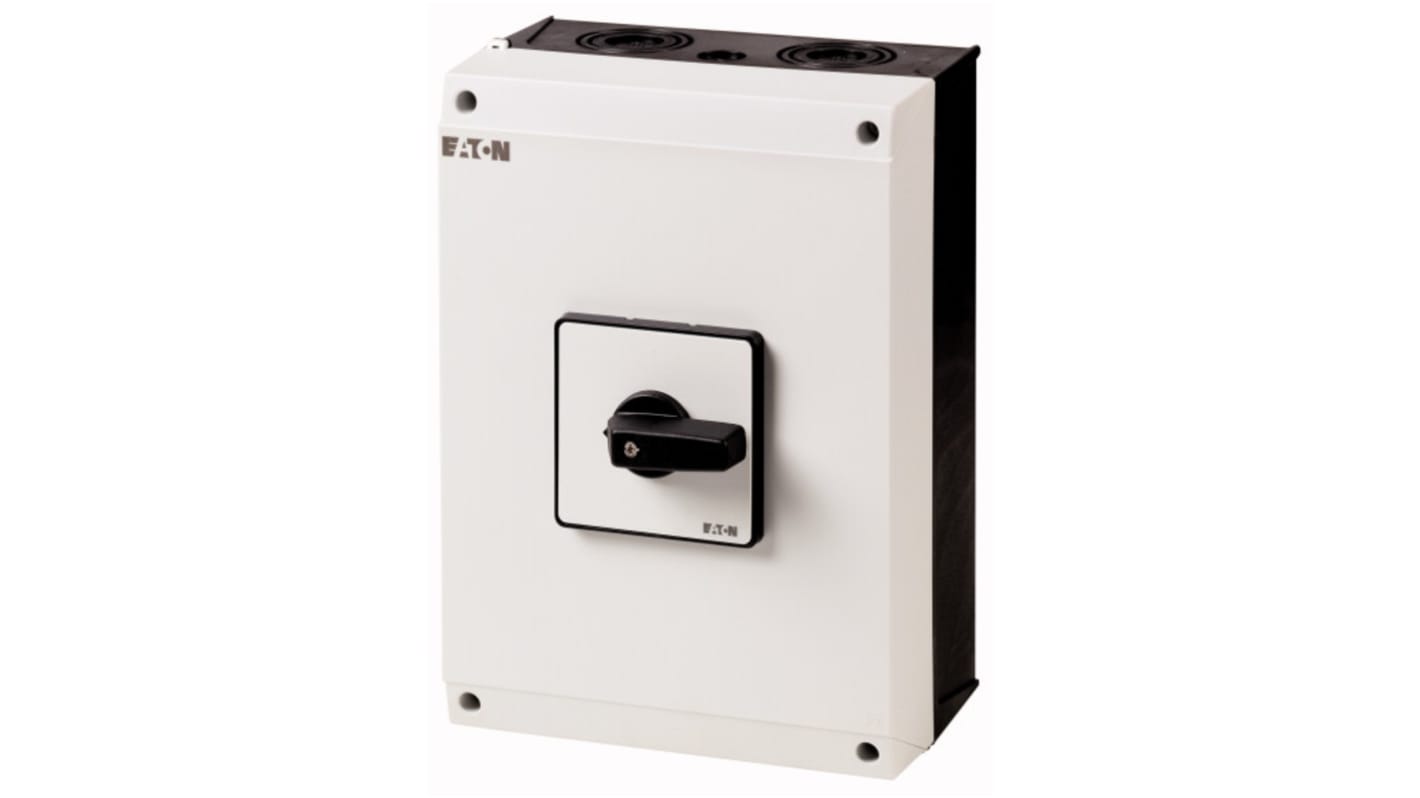 Eaton 3 Pole Surface Mount Isolator Switch - 100A Maximum Current, 55kW Power Rating, IP65