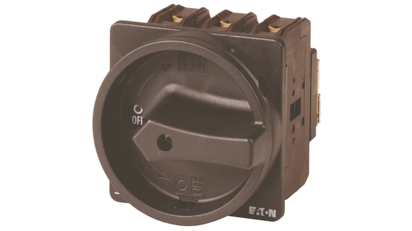 Eaton 3 Pole Flush Mount Isolator Switch - 63A Maximum Current, 30kW Power Rating, IP65 (Front)