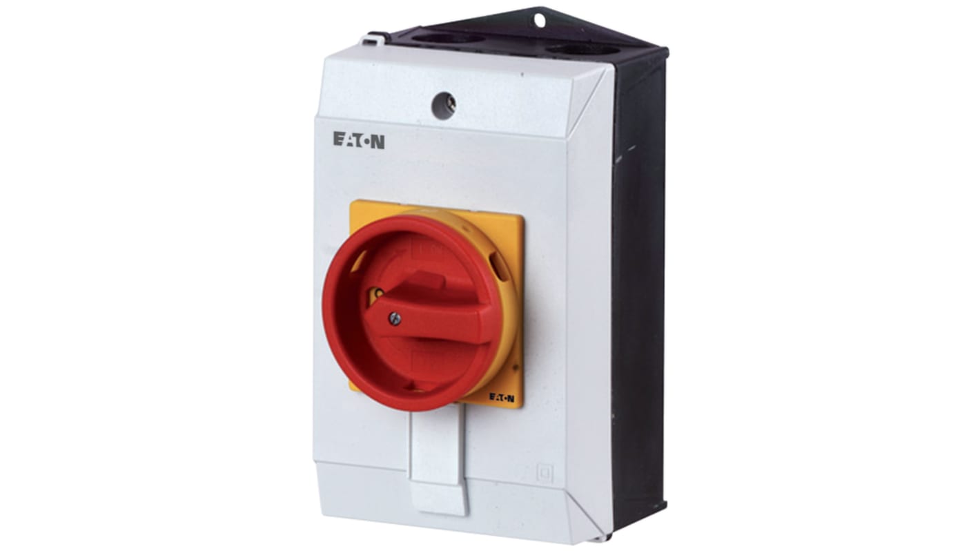Eaton 3 Pole Surface Mount Isolator Switch - 32A Maximum Current, 15kW Power Rating, IP65