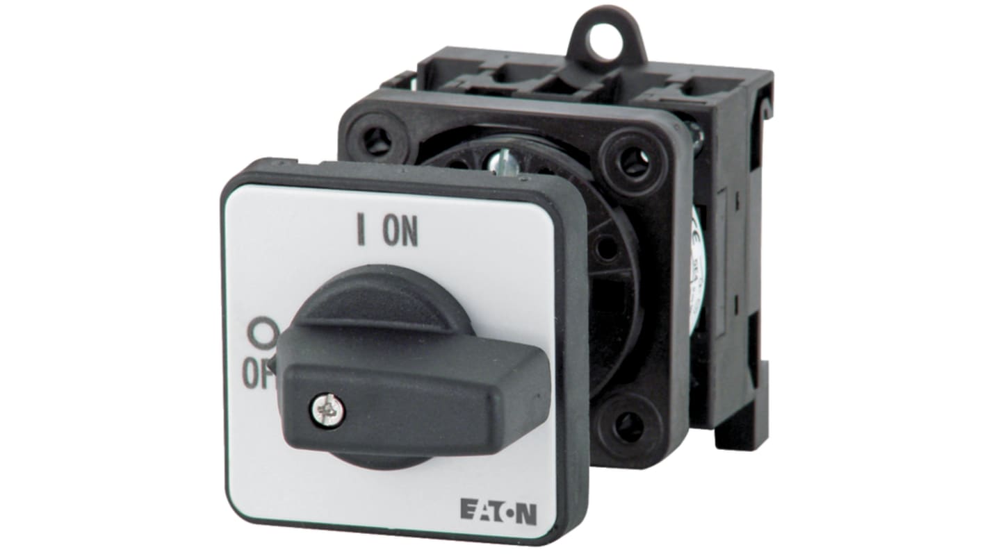 Eaton 4 Pole Rear Panel Isolator Switch - 25A Maximum Current, 11kW Power Rating, IP65 (Front)