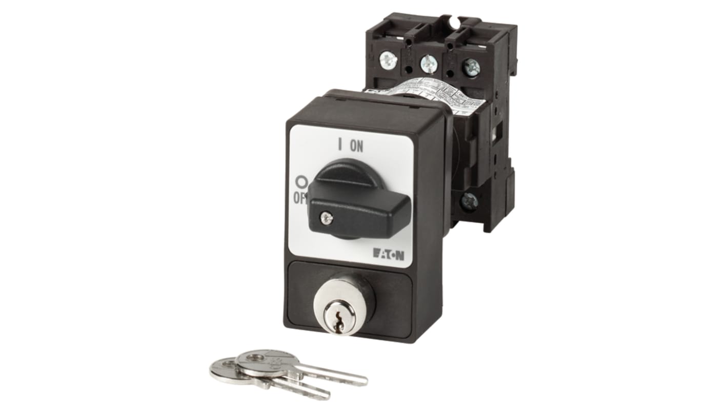 Eaton 3 Pole Rear Panel Isolator Switch - 25A Maximum Current, 11kW Power Rating, IP65 (Front)