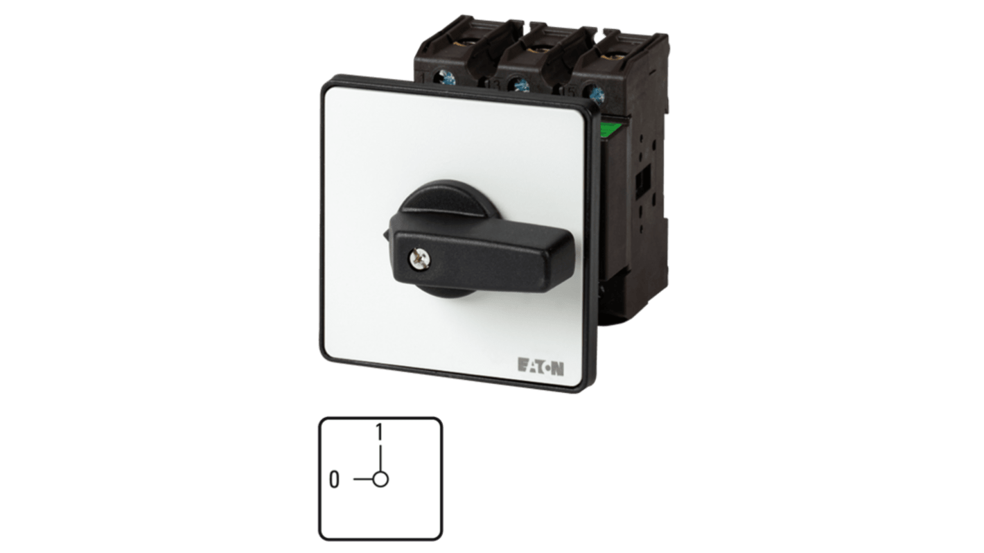 Eaton 3 Pole Flush Mount Isolator Switch - 100A Maximum Current, 55kW Power Rating, IP65 (Front)