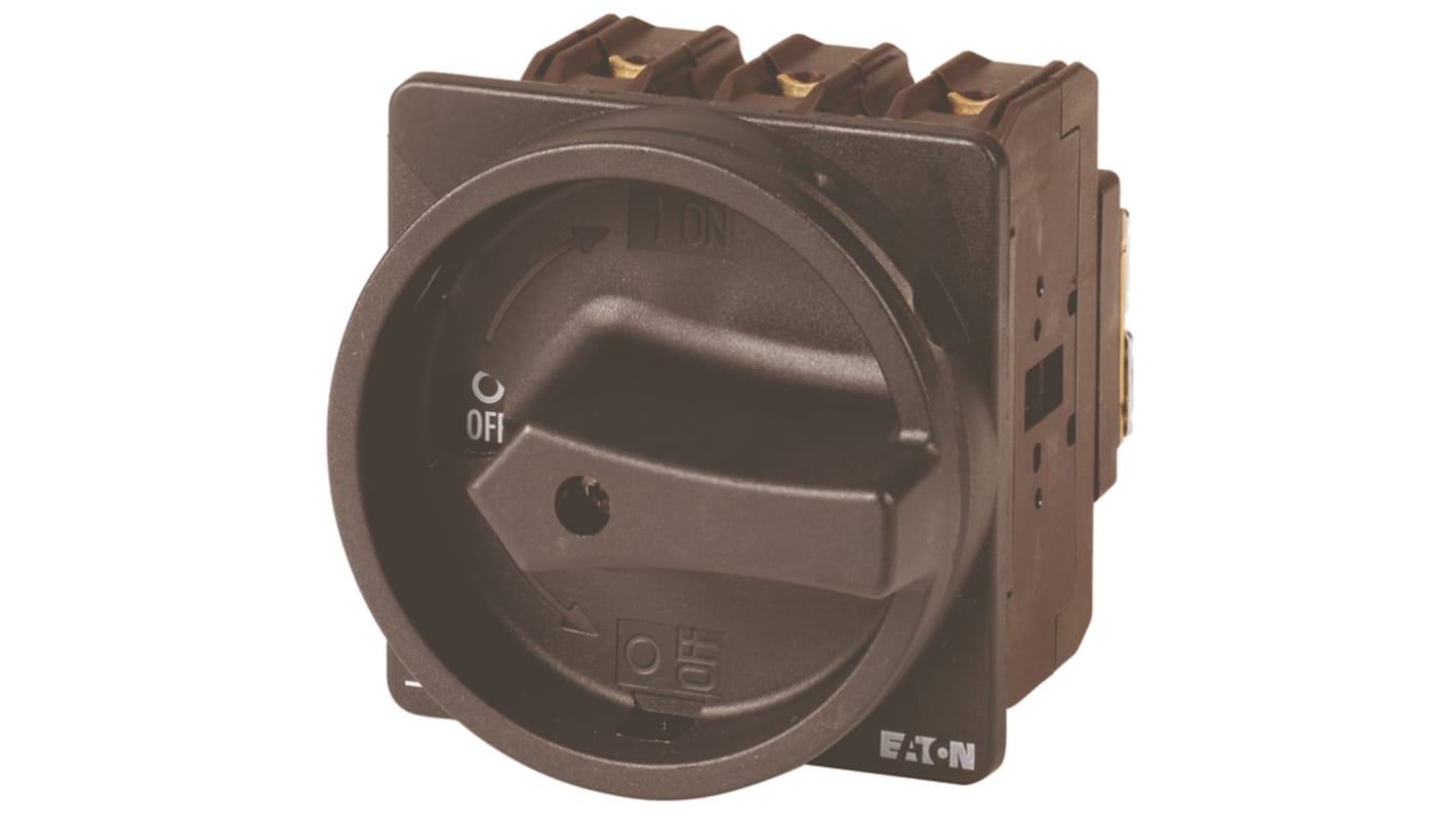 Eaton 3 pole + N Pole Flush Mount Isolator Switch - 63A Maximum Current, 30kW Power Rating, IP65 (Front)