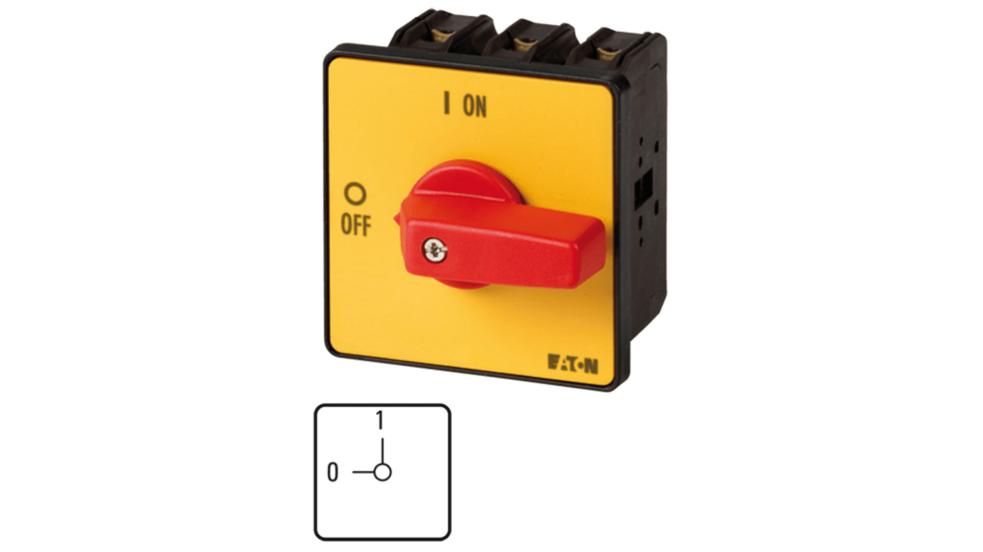 Interruptor seccionador, 3, Corriente 100A, Potencia 55kW, IP65 (frontal)