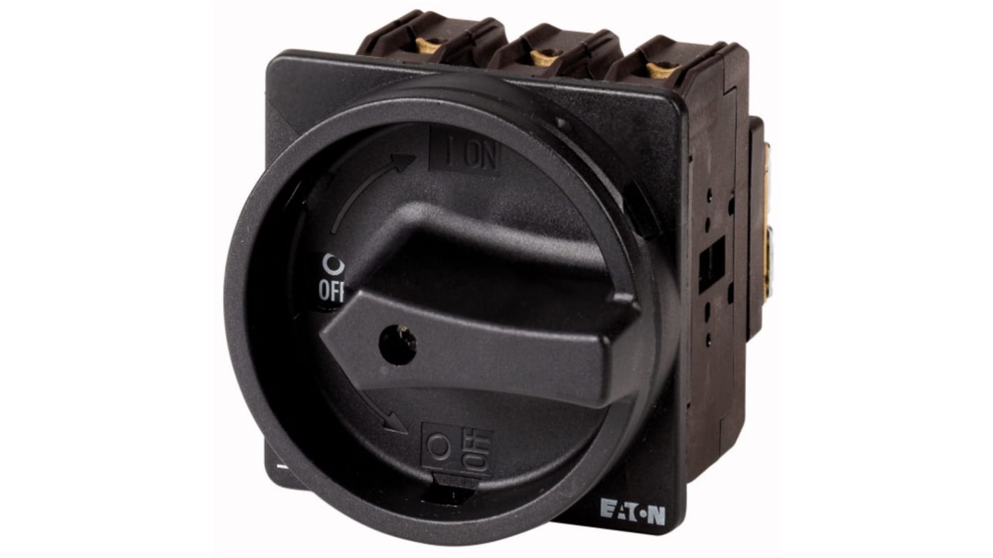 Eaton 3 pole + N Pole Flush Mount Isolator Switch - 100A Maximum Current, 55kW Power Rating, IP65 (Front)