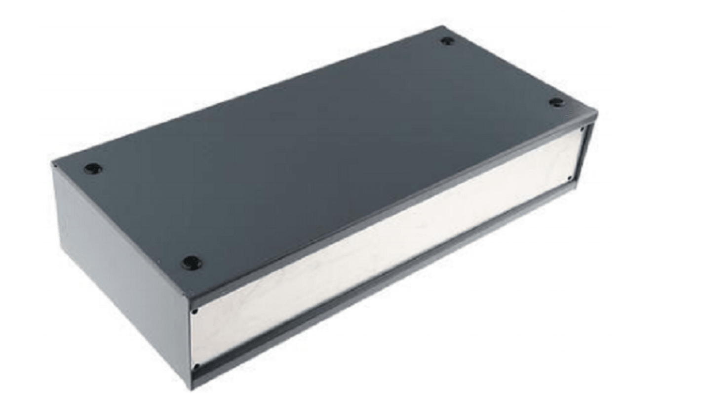 RS PRO Grey Cold Rolled Steel Instrument Case, 432 x 200 x 88mm