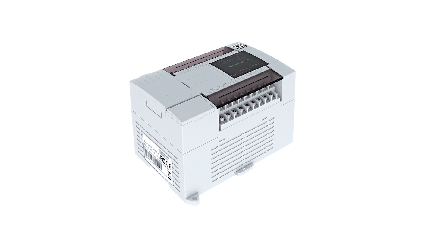 Controlador lógico RS PRO, 85 → 265 Vac, 14 entradas tipo ac, 12 salidas tipo Transistor, comunicación Modbus