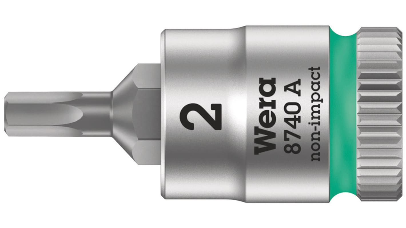 8740 A Zyklop bit socket, 1/4" drive, 2.