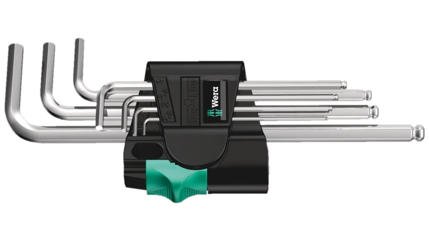 Wera TORX®-Steckschlüssel, Satz 7-teilig L-Form lang