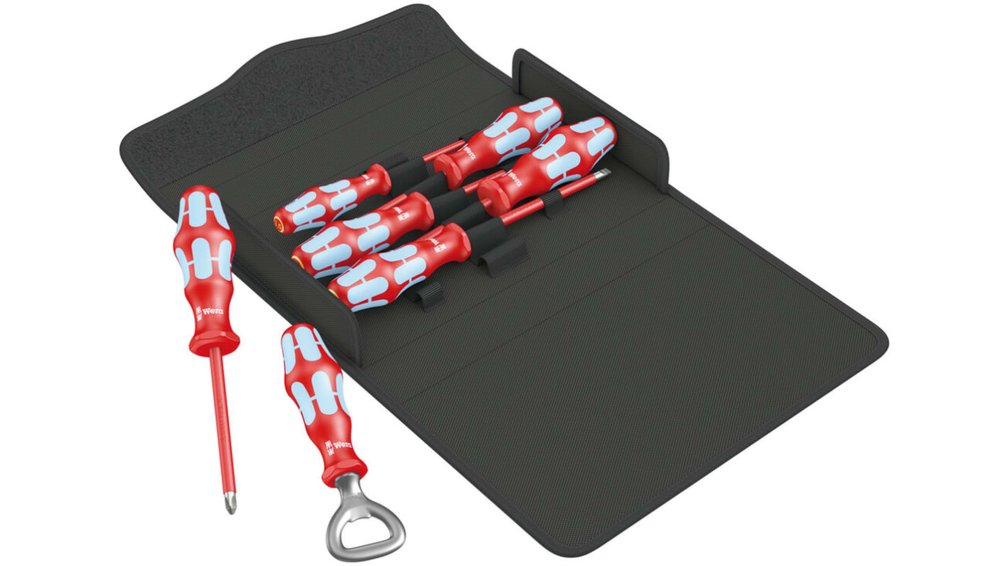 Wera Isolierter Schraubendrehersatz, 7-teilig POZIDRIV®