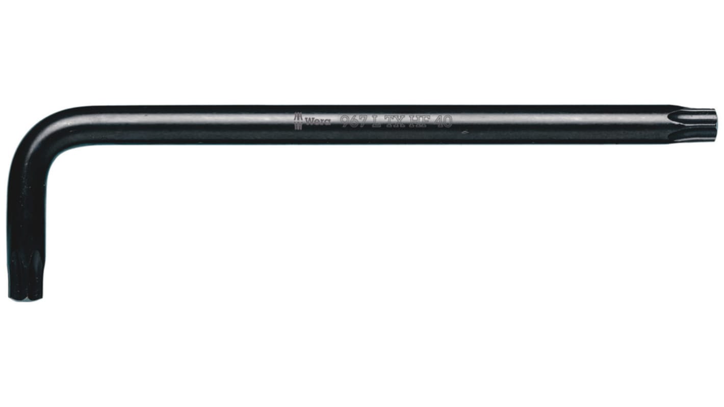 Wera 1-Piece Torx Key, 85 mm Size, L Shape, Extra Long Arm