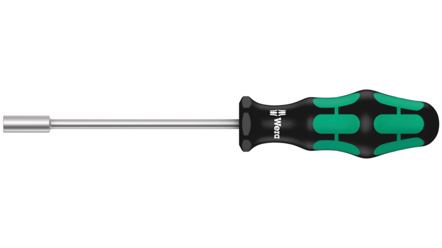 Wera Hex Nut Driver, 125 mm Blade, 230 mm Overall