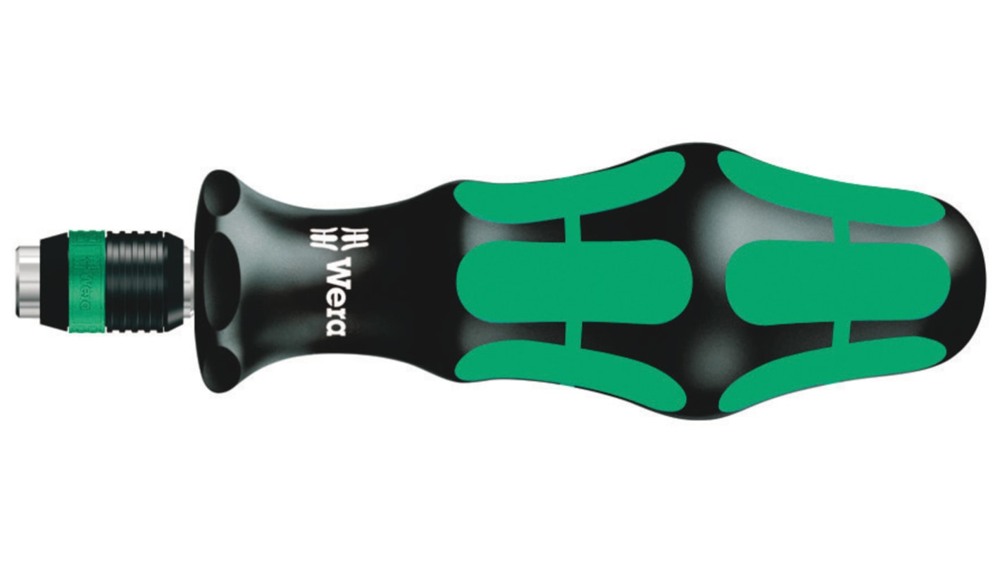 Wera Hexagon Bit Holder Screwdriver, 1/4 in Tip
