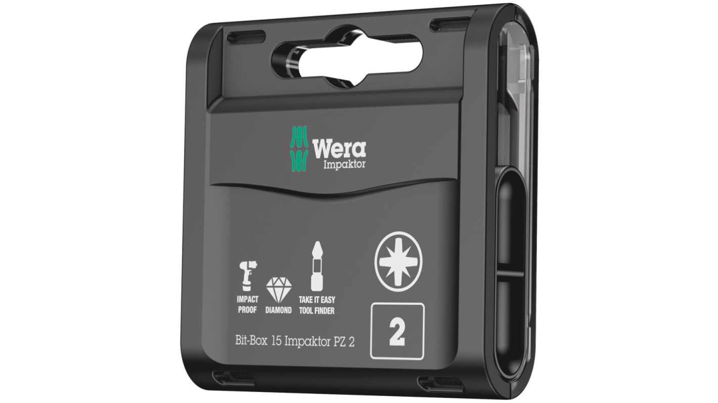 Wera 15 Pieces, Pozidriv