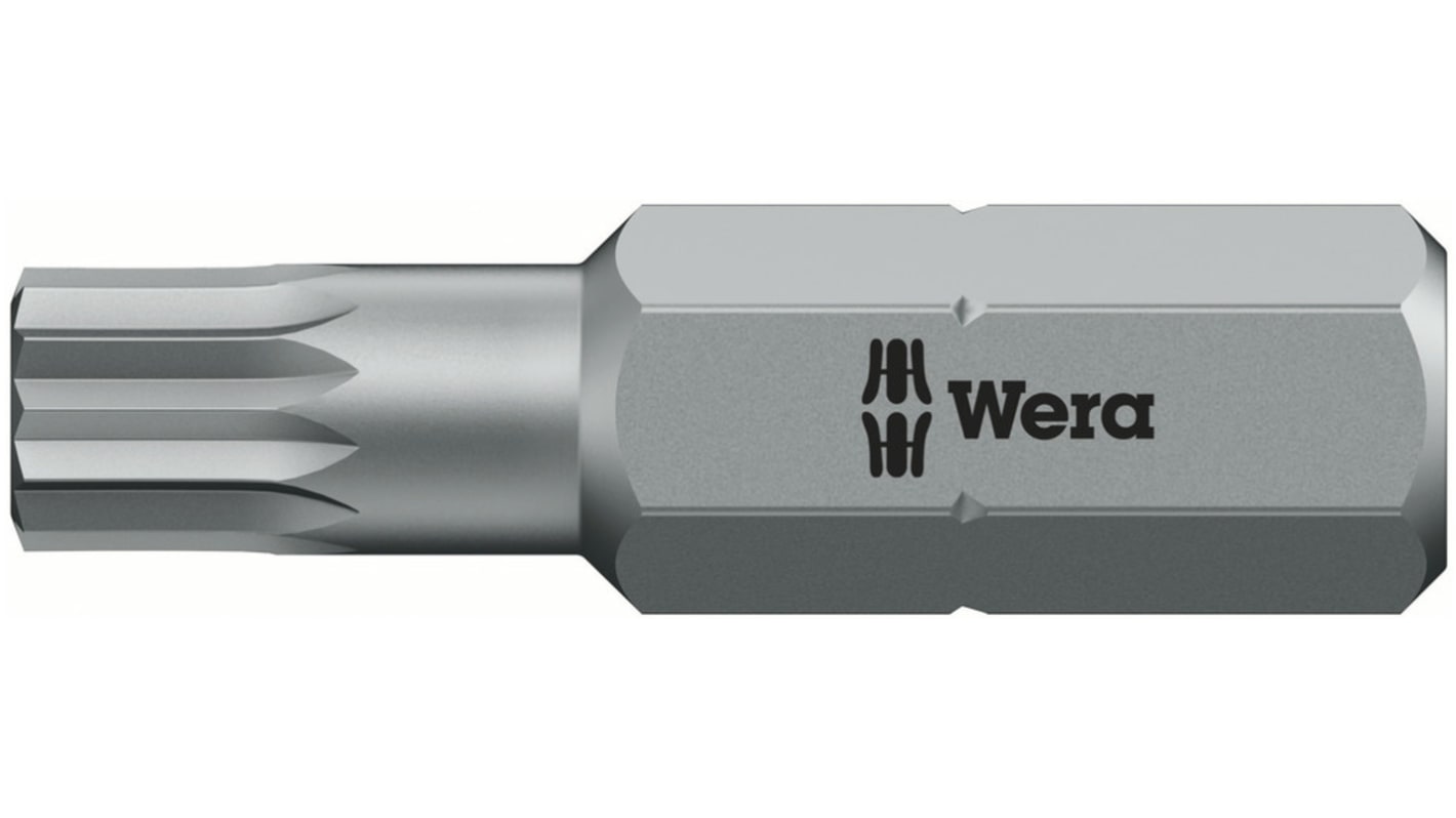 Wera Multi Tooth (XZN) Screwdriver Bit, M8 Tip, 25 mm Overall