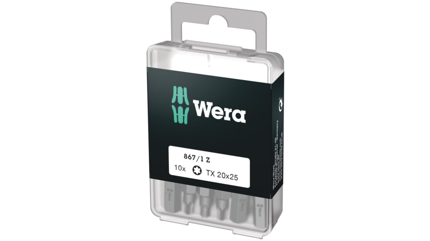 Wera TORX® 25 mm, 10-teilig