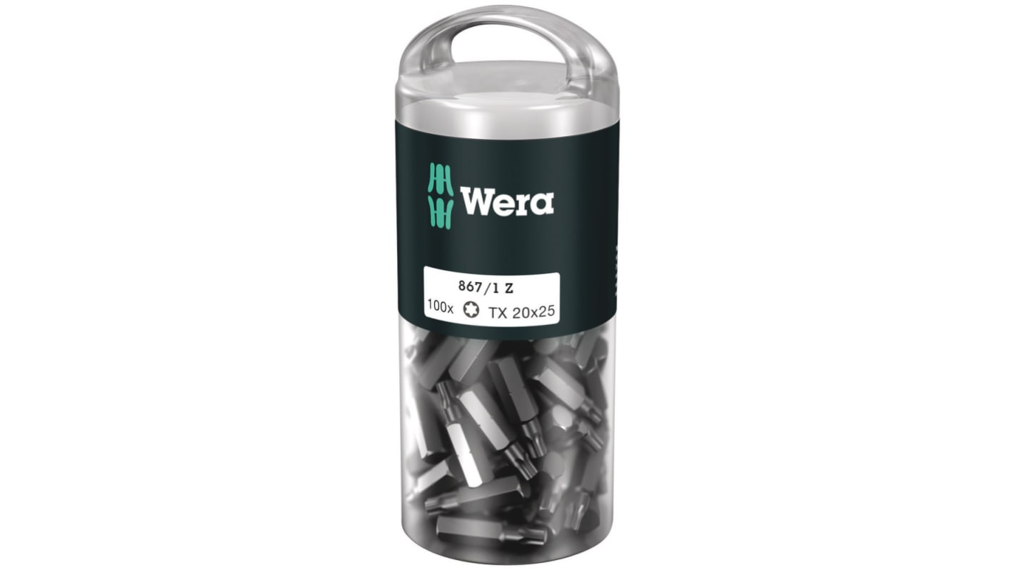 Wera TORX® 25 mm, 100-teilig