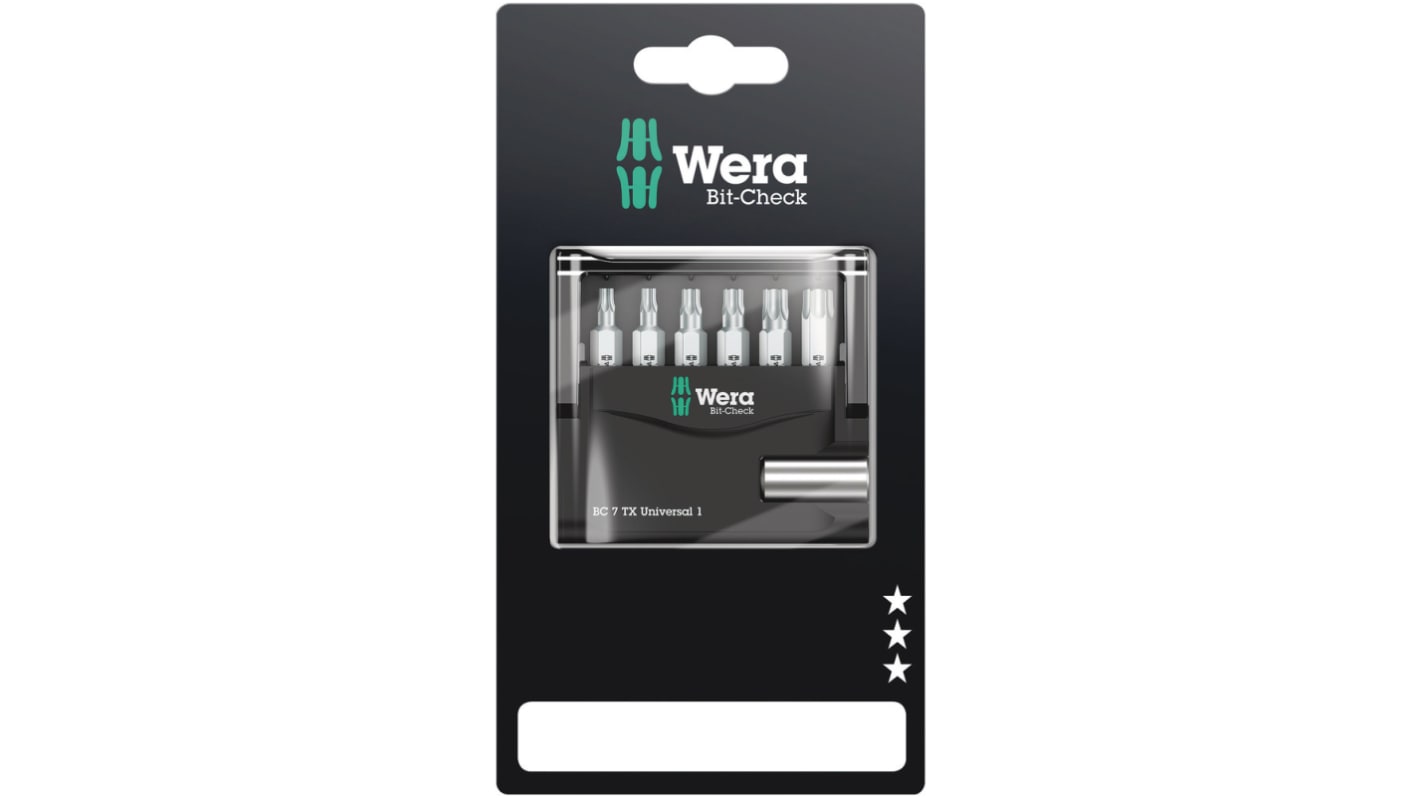Wera 7 Pieces, Torx