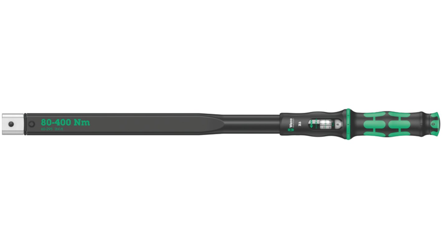 Klucz dynamometryczny zapadkowy 80 → 400Nm Wera