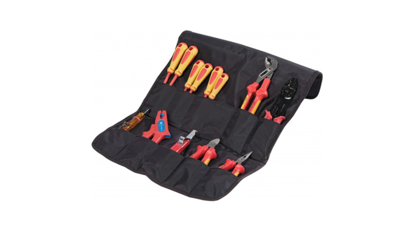 SAM 14 Piece Electrician Tool Tool Kit with Pouch, VDE Approved