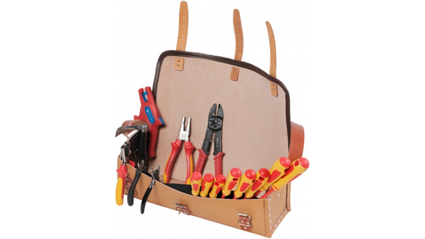 SAM 16 Piece Electrician Tool Tool Kit with Pouch, VDE Approved