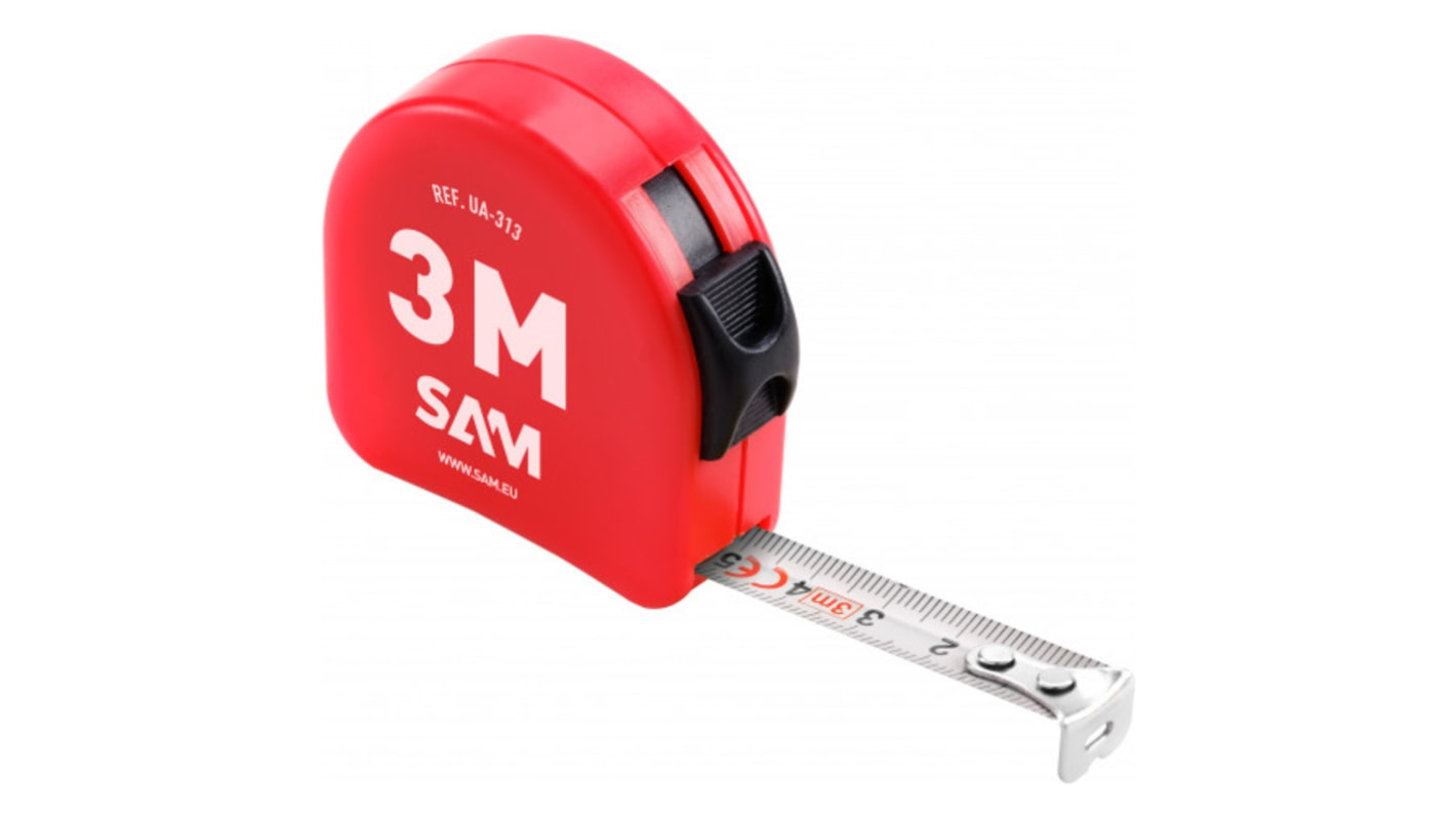 SAM 3m卷尺, 公制, 13尺宽, UA系列