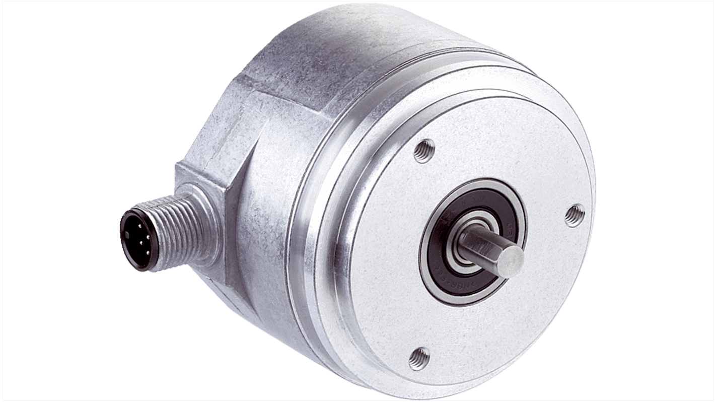 SICK AFS/AFM60 SSI Series Absolute Absolute Encoder, 8192ppr ppr, SSI Signal, Solid Type, 6mm Shaft